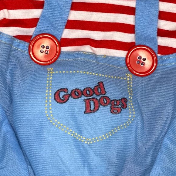 Chuck Halloween Costume for Dogs Size M - Picture 2 of 8